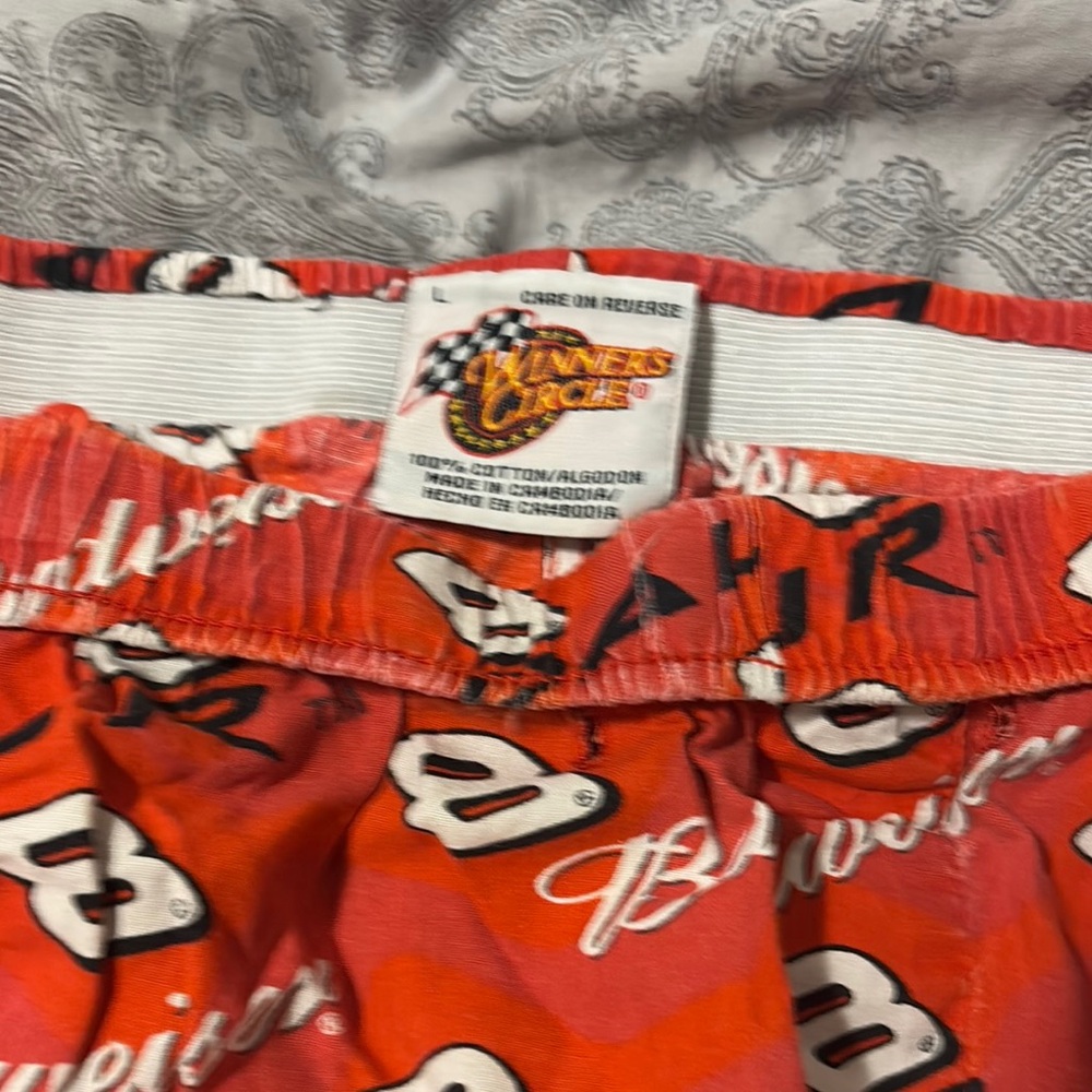 Budweiser Red Patterned Pajama Pants - Picture 2 of 3
